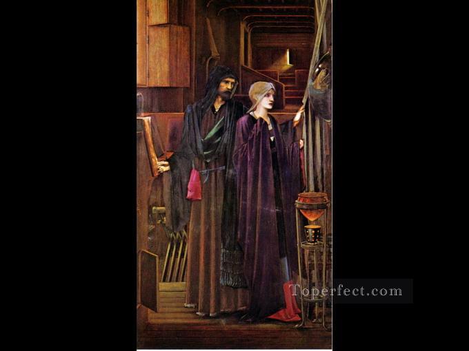 The Wizard oil on canvas City Museums and art Gallery Birmingham PreRaphaelite Sir Edward Burne Jones Oil Paintings